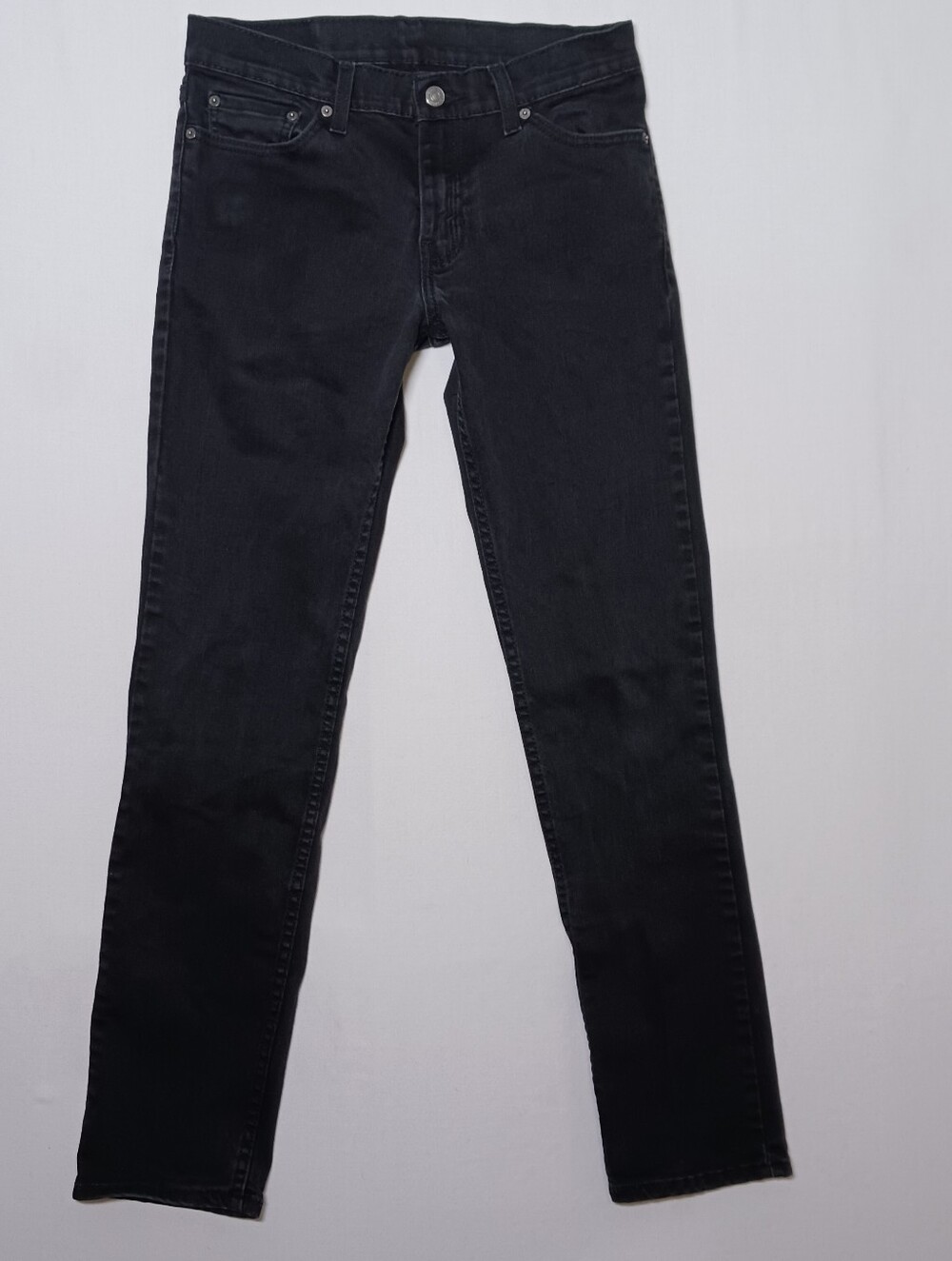 Levi's 511 Mens Slim Straight Jeans 30X32 Black Denim Stretch